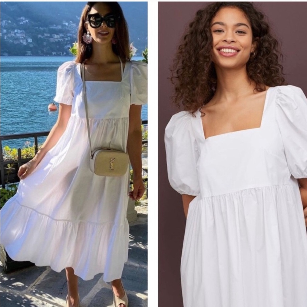 H&M white dress